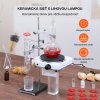 Destilačná aparatúra pre éterické oleje z bylín, kapacita 500 ml, sada 33 dielov, vykurovacia doska 1000W