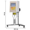 Digitálny rotačný viskozimeter NDJ-5S na meranie absolútnej viskozity Newtonovských kvapalín, rozsah 1-100000 mPa.s