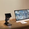 Digitálny mikroskop so 7palcovým IPS displejom, zväčšením 10x-1200x, USB pripojením a 32GB pamäťovou kartou