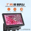 Digitálny mikroskop so 7palcovým IPS displejom, zväčšením 10x-1200x, USB pripojením a 32GB pamäťovou kartou