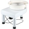 Hrnčiarsky elektrický kruh 350W - ovládanie pedálom - biely