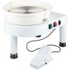 Hrnčiarsky elektrický kruh 350W - ovládanie pedálom - biely