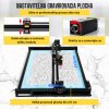 Laserový gravírovací stroj 460 x 810 mm, 6 W, 6000 mm/min