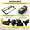 Laserový gravírovací stroj 460 x 810 mm, 6 W, 6000 mm/min