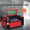 CO2 laserový gravírovací stroj 60W, 400×600 mm