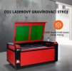 CO2 laserový gravírovací stroj 130W, 900×1400 mm