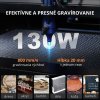 CO2 laserový gravírovací stroj 130W, 900×1400 mm