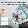 Univerzálne štvorčeľusťové skľučovadlo na sústruh KP96 na sústruh, 96 mm, závit M33 x 3,5 TPI