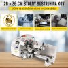Malý sústruh na kov 210x350mm, 600W, s rozsahom závitov 10-44 TPI so 4-cestným revolverom