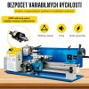 Malý sústruh na kov 178 × 305 mm, 600 W, rozsah závitov 12-52 TPI so 4-cestnou revolverovou hlavou