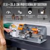Malý sústruh na kov 180 × 360 mm, 500 W, s rozsahom závitov 0,5 – 2,5 mm so 4cestným revolverovým stĺpikom