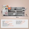 Malý sústruh na kov 178 × 40,6 mm, 800 W, s rozsahom závitov 10 – 44 TPI, 50 – 2500 ot/min