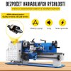 Malý sústruh na kov 178 × 305 mm, 550 W, so 4cestným revolverovým stĺpcom, 50 – 2250 ot/min