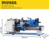 Malý sústruh na kov 178 × 305 mm, 550 W, so 4cestným revolverovým stĺpcom, 50 – 2250 ot/min