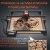 Laserový gravírovací stroj 10W s komprimovanými bodkami a ochranou očí