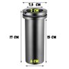 Grafitový tavící kelímek 3g, 75 x 170 mm, průměr 50 mm specifikace produktu foto8