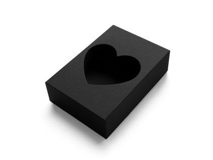 box long black heart