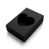 box long black heart