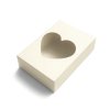 box cream long heart