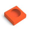 Box orange Round