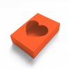 box long heart orange