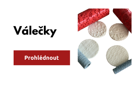 válečky reliéfní