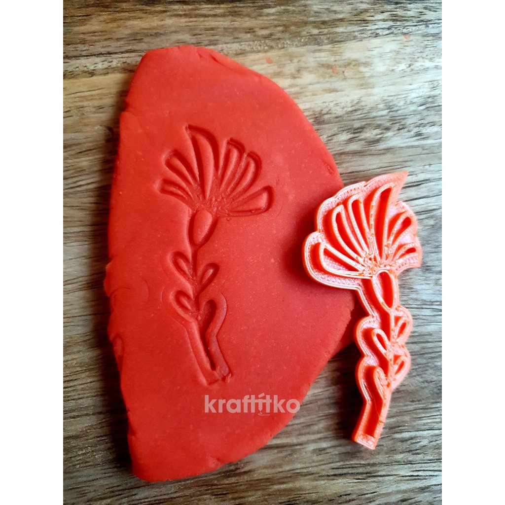 Obtisk Květina č.1 (Velikost 11 cm)