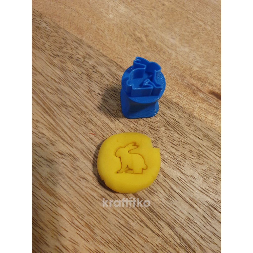 Zajíček č.1 -  razítko (Velikost 2 cm)