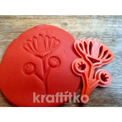 Obtisk Květina č.2 (Velikost 10 cm)