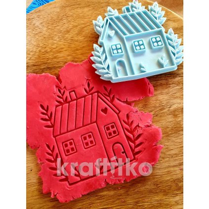 Obtisk velký domek č.2 (Velikost 10 cm)
