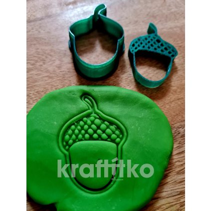 Žalud č.2 - vykrajovátko (Velikost 10 cm)