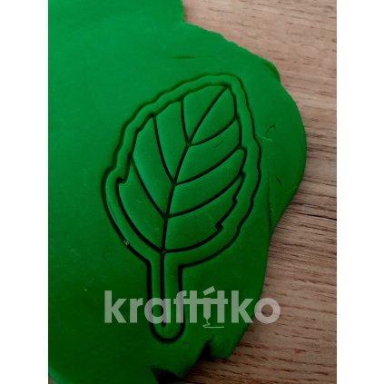 Zubatý list (Velikost 10 cm)