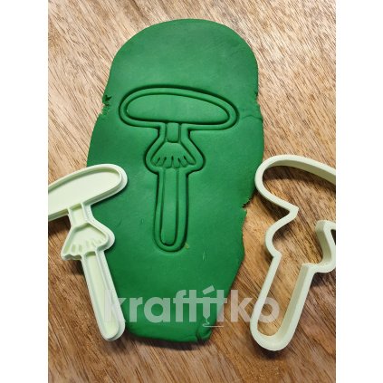 Hřib bedla vykrajovátko 2v1 (Velikost 10 cm)