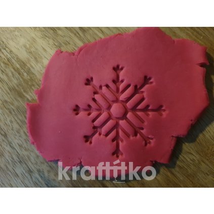 Vánoční vločka č. 3 - obtisk