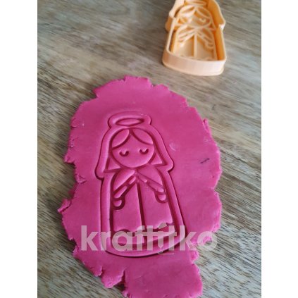 Anděl - č.1 - vykrajovátko (Velikost 10 cm)
