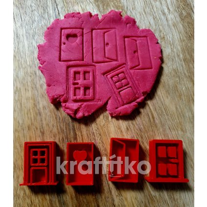 1710 1 sada dveri 4ks 4 cm velikost