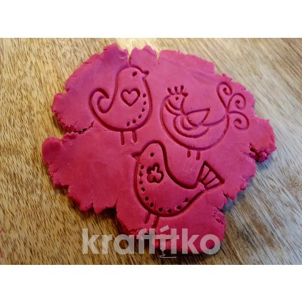 Sada ptáččci 3 ks - obtisky (Velikost 11 cm)
