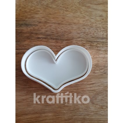 Srdíčko jednoduché č.1 (Velikost 10 cm)