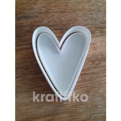 Srdíčko jednoduché č.2 (Velikost 10 cm)
