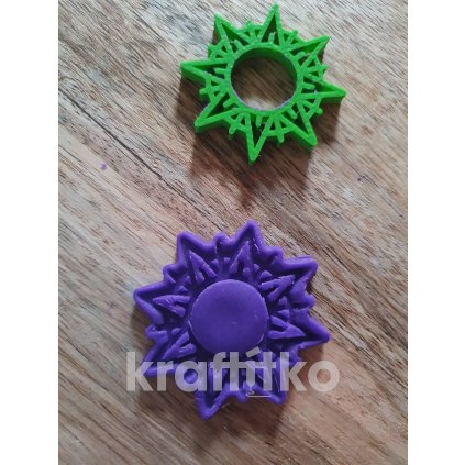 Sluníčko geometrické č.1 (Velikost 10 cm)