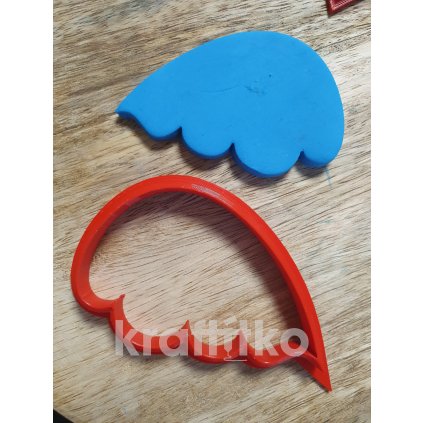 Obrysové křídlo č.3 (Velikost 10 cm)