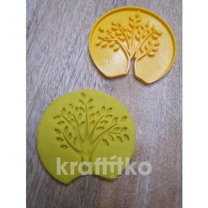 Strom v kruhu - obtisk (Velikost 10 cm)