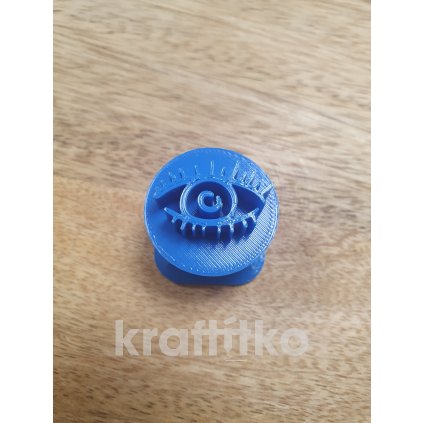 Oko s řasami - boho razítko 3 cm (Velikost 3 cm)