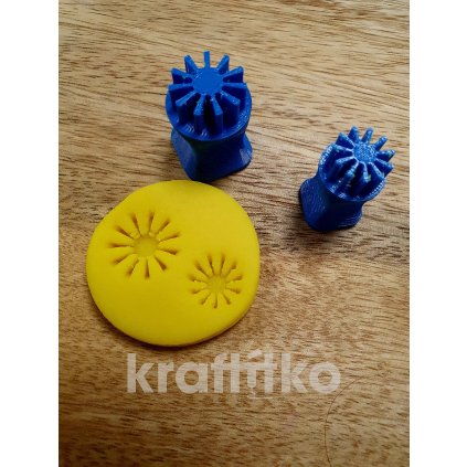 Sluníčko - boho razítko (Velikost 2 cm)