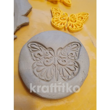 Motýlek - obtisk č.1 (Velikost 10 cm)
