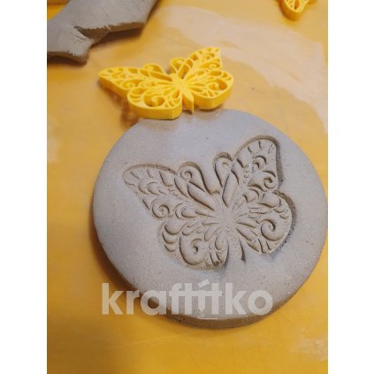 Motýlek - obtisk č.3 (Velikost 10 cm)