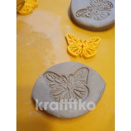 Motýlek - obtisk č. 4 (Velikost 10 cm)