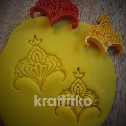 Obtisk BOHO Květina č. 1 (Velikost 10 cm)