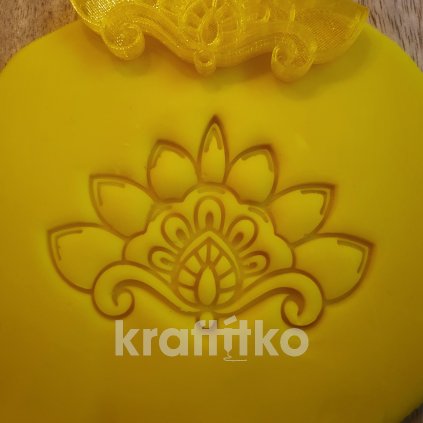 Obtisk BOHO Květina č. 3 (Velikost 10 cm)