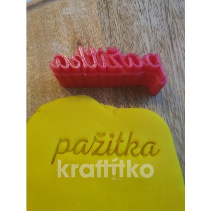 pažitka - razítko na bylinky